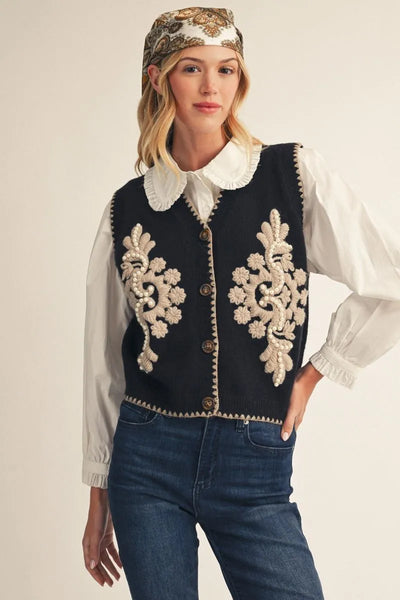 Pearly Vest - Black