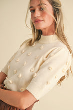 Rosette Sweater - Ivory