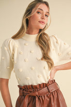 Rosette Sweater - Ivory