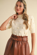 Rosette Sweater - Ivory