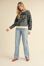 Lace Overlay Sweater