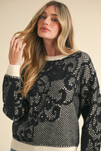 Lace Overlay Sweater