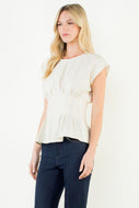 Pintuck Top - LAST ONE SIZE M