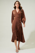 Ophelia Wrap Midi Dress