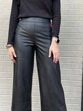 Leather Like Culottes - Black