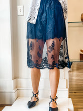 Aubrey Sheer Lace Skirt