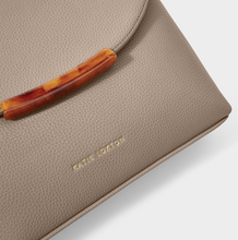 Dani Tortoiseshell Clutch - Taupe
