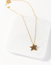 Brass Small Star Necklace