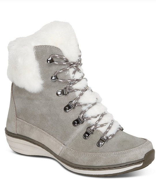 Jodi Fur Hiker Wedge Boot *Last One - Size 41*