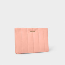 Kenda Quilted Clutch - Dusty Coral